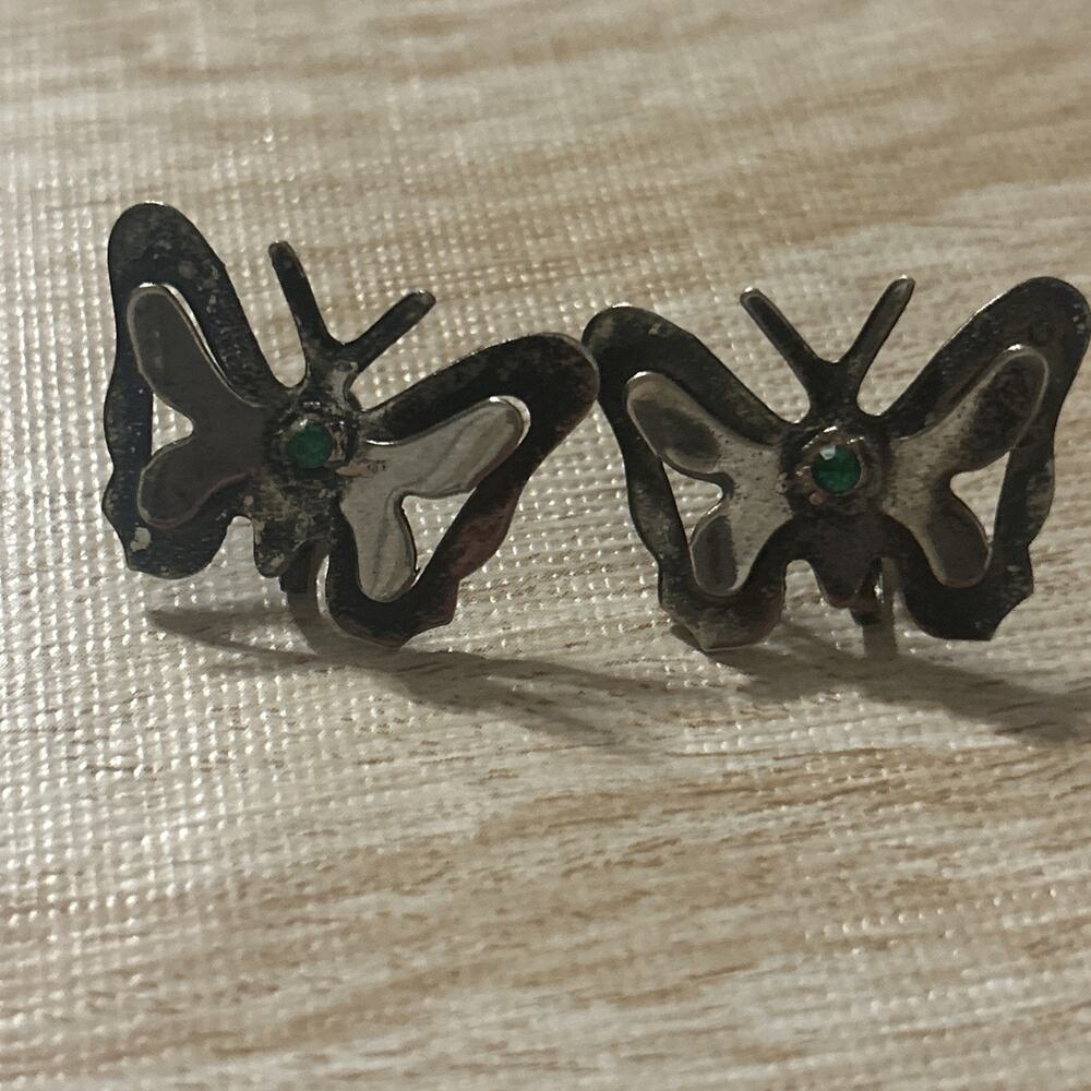 Butterfly Screw back Earrings